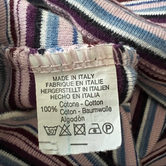 Brandy Melville Purple & Blue Halter Top 100% Cotton - Picture 7 of 7
